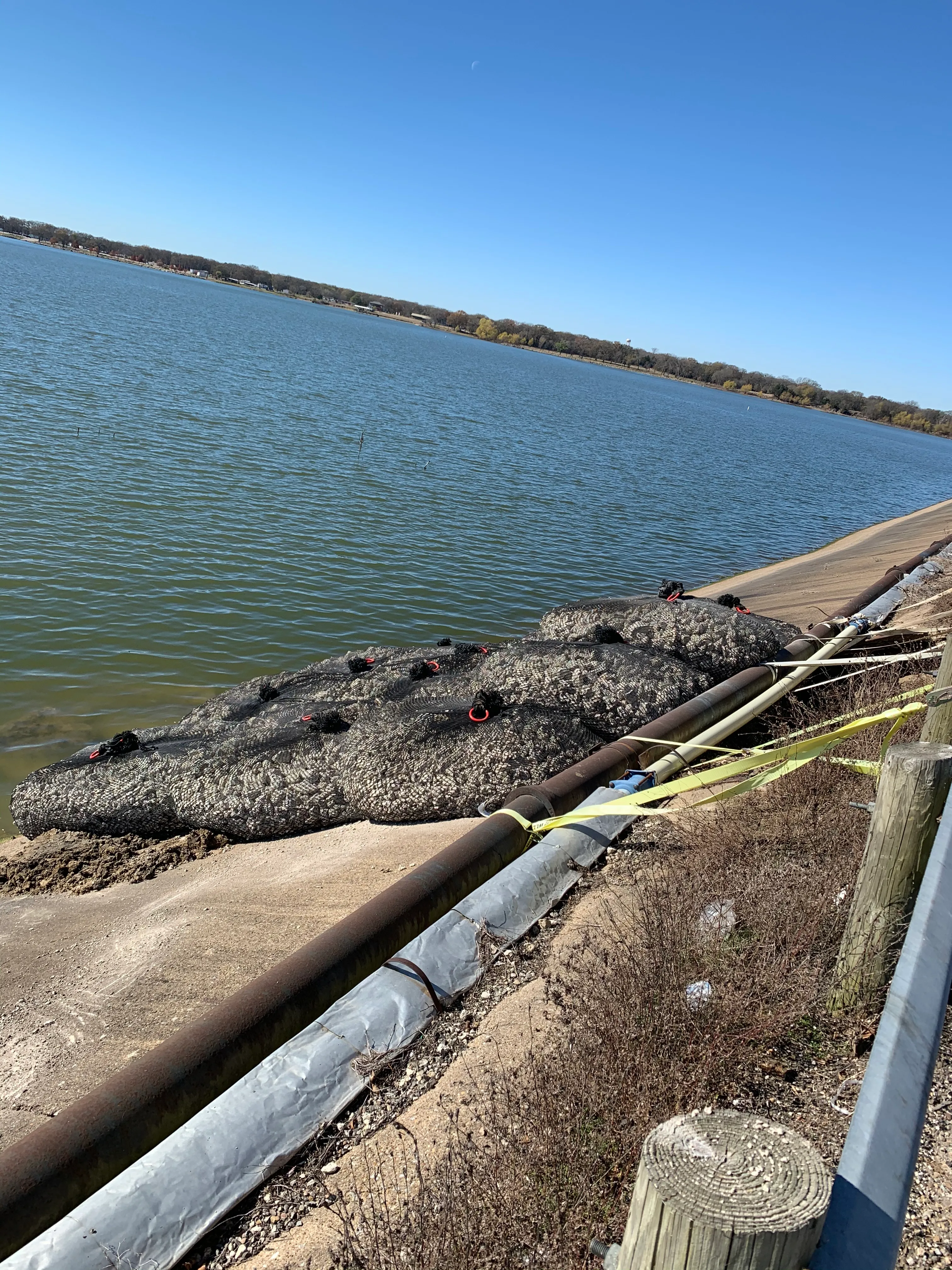 TxDOT bridge scour protection in Rains County, Texas — photo 2